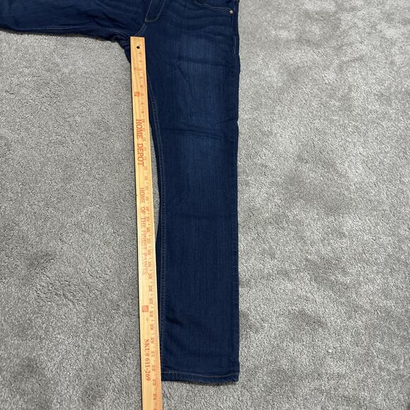 Paige Jeans Mens Size 36 Blue Federal Dark Wash Slim Straight Premium Denim - Picture 6 of 6